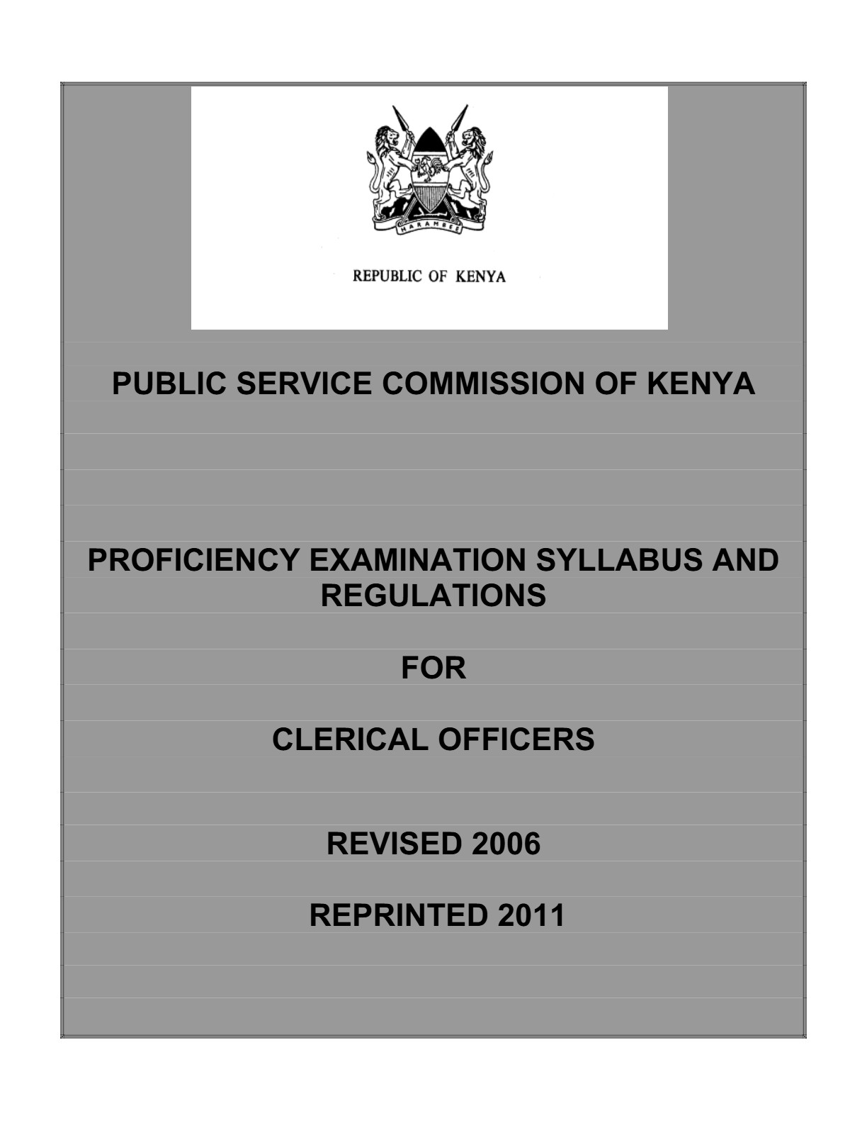 Proficiency-Examinations-Revised-Syllabus-2006